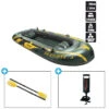 BATEAU GONFLABLE INTEX SEAHAWK 3 + 2 AVIRONS + GONFLEUR 4 BATEAU GONFLABLE INTEX SEAHAWK 3 + 2 AVIRONS + GONFLEUR -Nauti Games Boutique bateau gonflable intex seahawk 3 2 avirons gonfleur