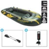 BATEAU GONFLABLE INTEX SEAHAWK 4 + 2 RAMES + GONFLEUR -Nauti Games Boutique bateau gonflable intex seahawk 4 2 rames gonfleur