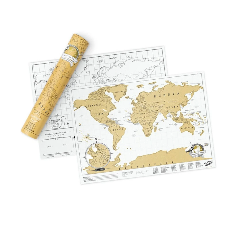 CARTE DU MONDE A GRATTER SCRATCH TRAVEL MAP 5 CARTE DU MONDE A GRATTER SCRATCH TRAVEL MAP – Image 5