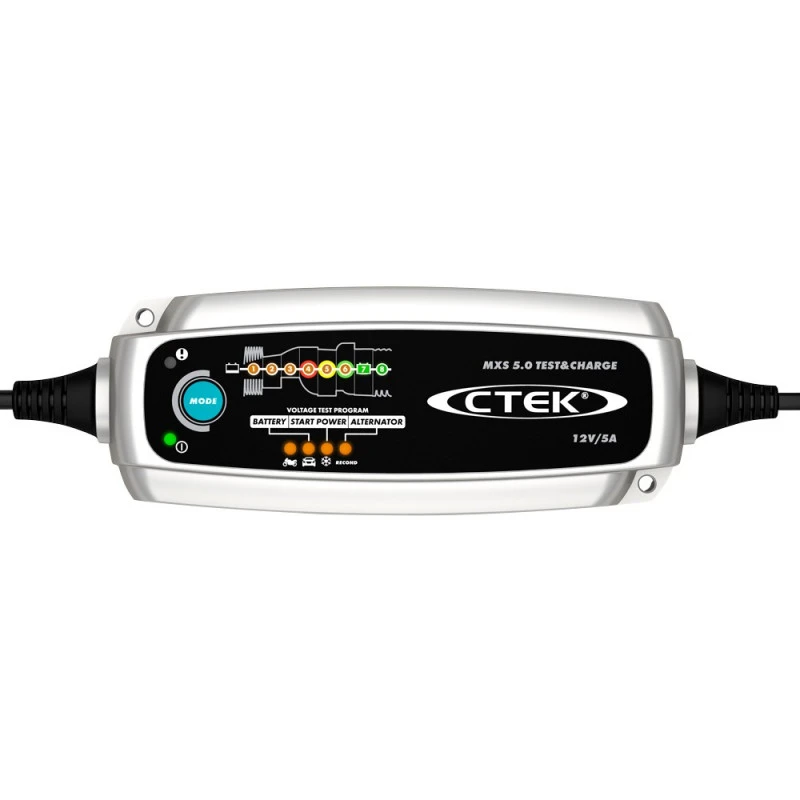 Chargeur De Batterie CTEK 56-308 MXS 5.0 TEST&CHARGE EU 5A 2 Chargeur De Batterie CTEK 56-308 MXS 5.0 TEST&CHARGE EU 5A – Image 2