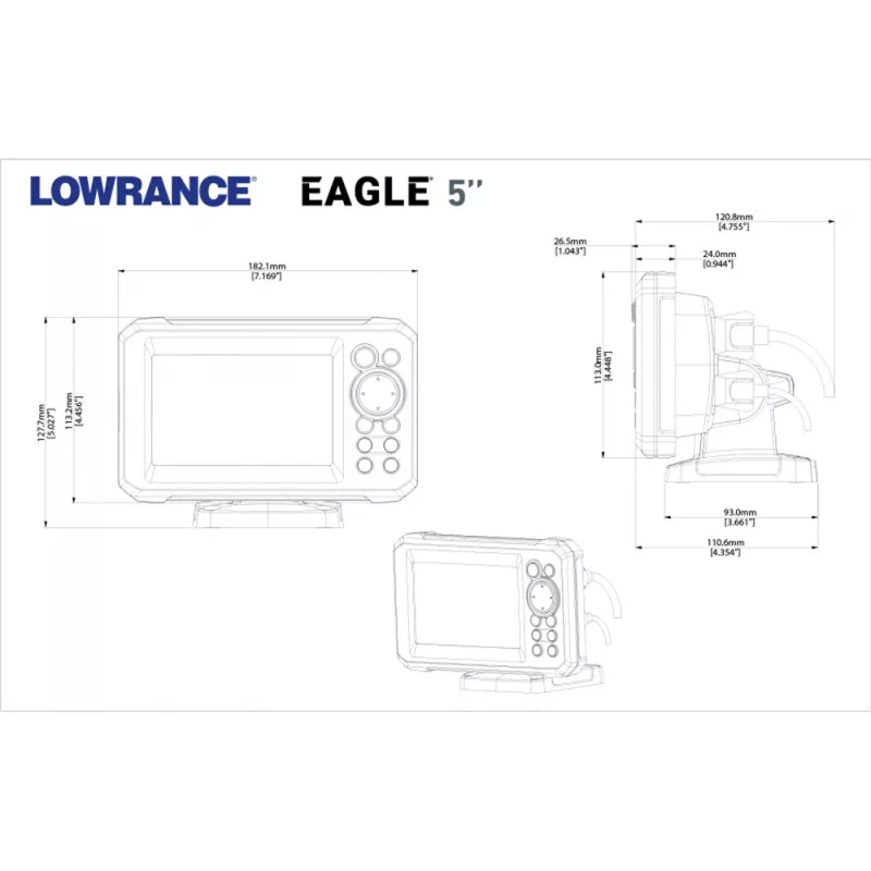 Combine Eagle 5 Sans Sonde - Lowrance 4 Combine Eagle 5 Sans Sonde - Lowrance – Image 4