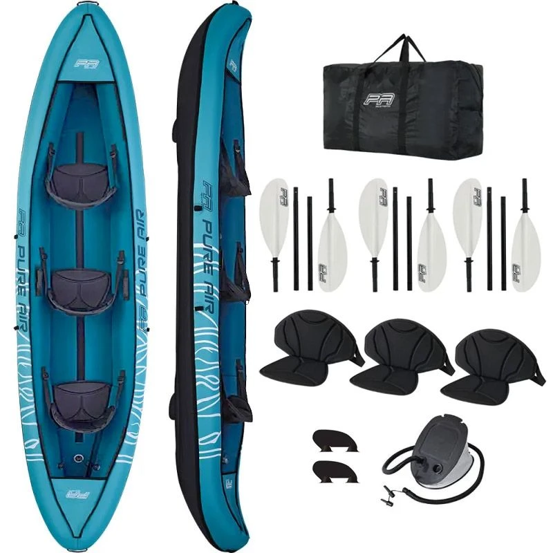 Kayak Gonflable Aqua Marina Pure Air Sparkle 3 Places 390 1 Kayak Gonflable Aqua Marina Pure Air Sparkle 3 Places 390