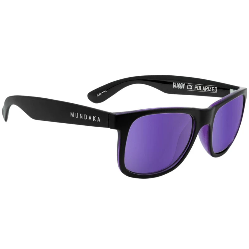 Lunettes De Soleil Mundaka Bloody Noir - Violet 2 Lunettes De Soleil Mundaka Bloody Noir - Violet – Image 2