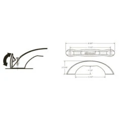 Main Courante Vinyle 10 Cm Gris- Attwood -Nauti Games Boutique main courante vinyle 10 cm gris attwood 2