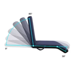 PACK 2 SIEGES INCLINABLES AUTOPORTANTS LONGS BLEU - KACTUS -Nauti Games Boutique pack 2 sieges inclinables autoportants longs bleu kactus 7