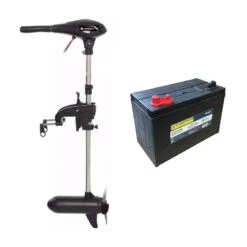 Pack Moteur électrique 55LBS + Batterie à Décharge Lente 75Ah