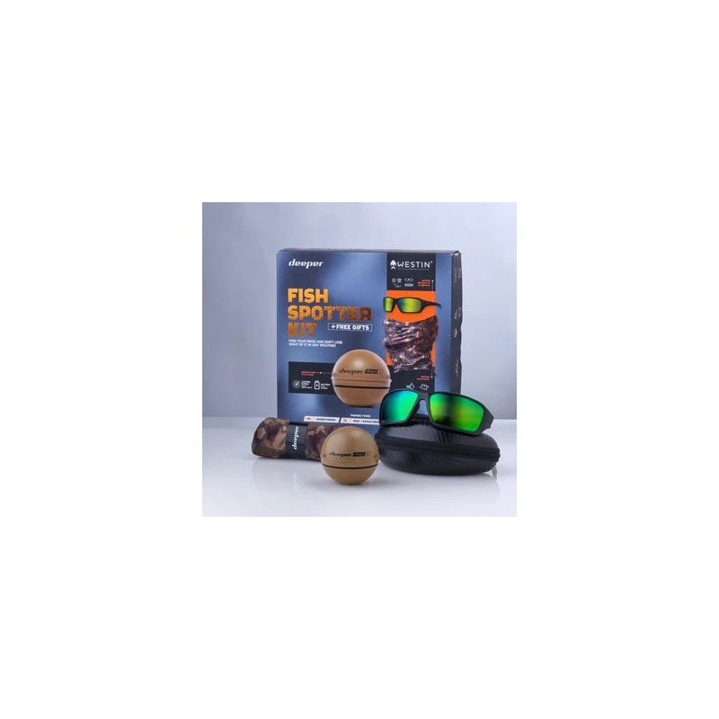 Pack DEEPER CHIRP+2 Lunettes WESTIN Et Tour De Cou 1 Pack DEEPER CHIRP+2 Lunettes WESTIN Et Tour De Cou