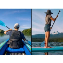 PACK Paddle Kayak Gonflable Wow Crossover 240 Double Chambre 11.6 -Nauti Games Boutique pack paddle kayak gonflable wow crossover 240 double chambre 116 11