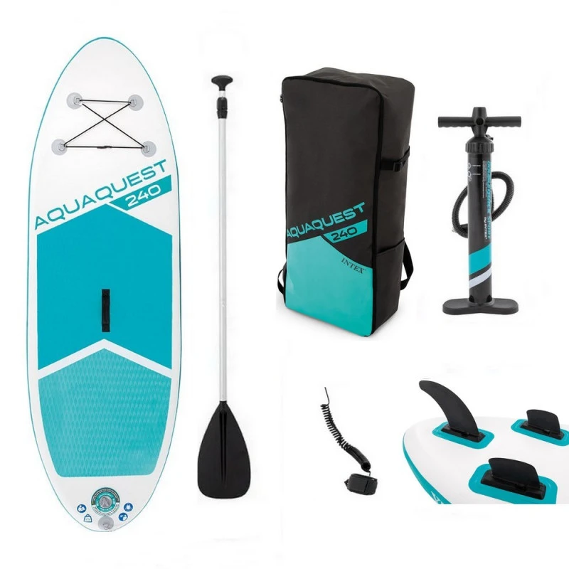 PACK PADDLE GONFLABLE INTEX QUEST 240 8.0 PETIT GABARIT ENFANT/ADO (max 90kg) 2 PACK PADDLE GONFLABLE INTEX QUEST 240 8.0 PETIT GABARIT ENFANT/ADO (max 90kg) – Image 2