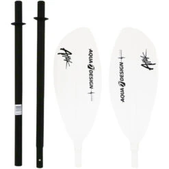 PAGAIE KAYAK AQUADESIGN ATTAK 4 PARTIES 220CM Bleu -Nauti Games Boutique pagaie kayak aquadesign attak 4 parties 220cm bleu 6