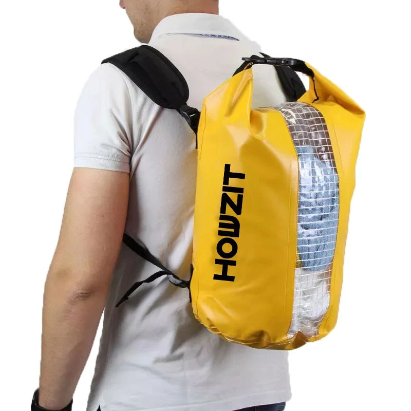 SAC ETANCHE Howzit 15L JAUNE 3 SAC ETANCHE Howzit 15L JAUNE – Image 3