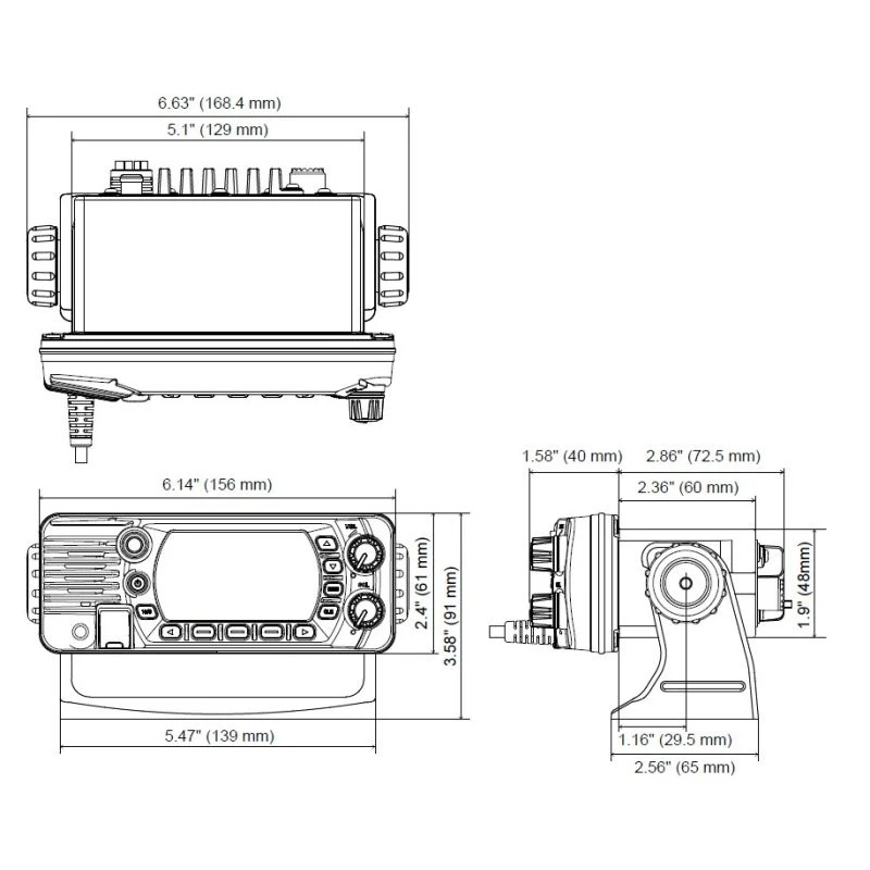 VHF Fixe GX1400 GPS - STANDARD HORIZON 6 VHF Fixe GX1400 GPS - STANDARD HORIZON – Image 6